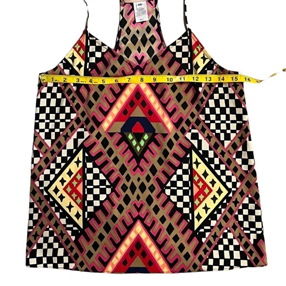 Mara Hoffman Geo Bazaar racerback tank top XS T back strappy abstract geometric - Picture 9 of 11